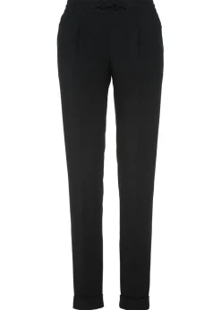 Mujer bonprix bonprix Pantalón de pinzas sin cierre