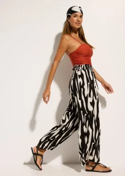 Mujer bonprix bonprix Pantalón de playa de viscosa fluida