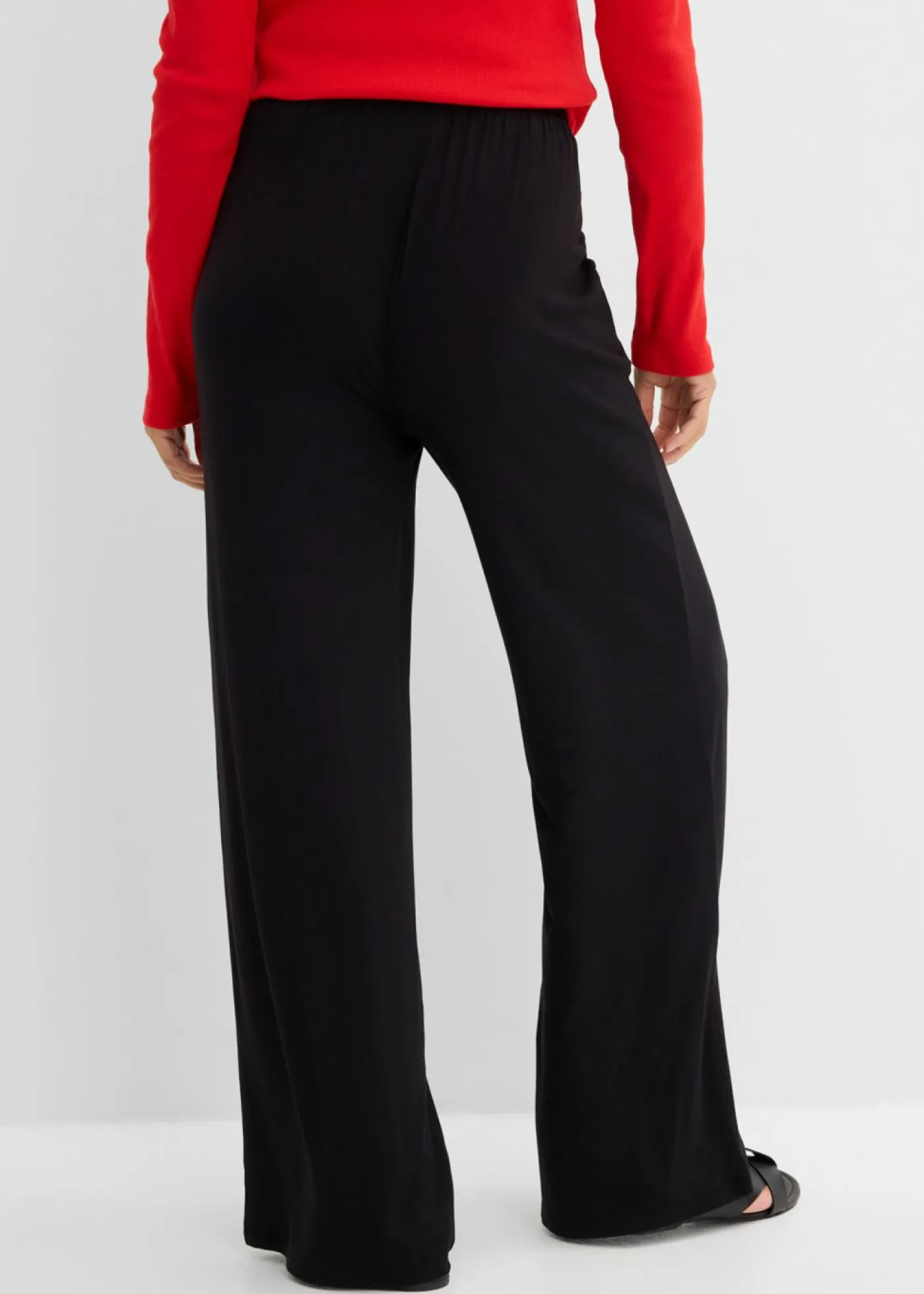 bonprix bonprix Pantalones>Pantalón de punto Negro