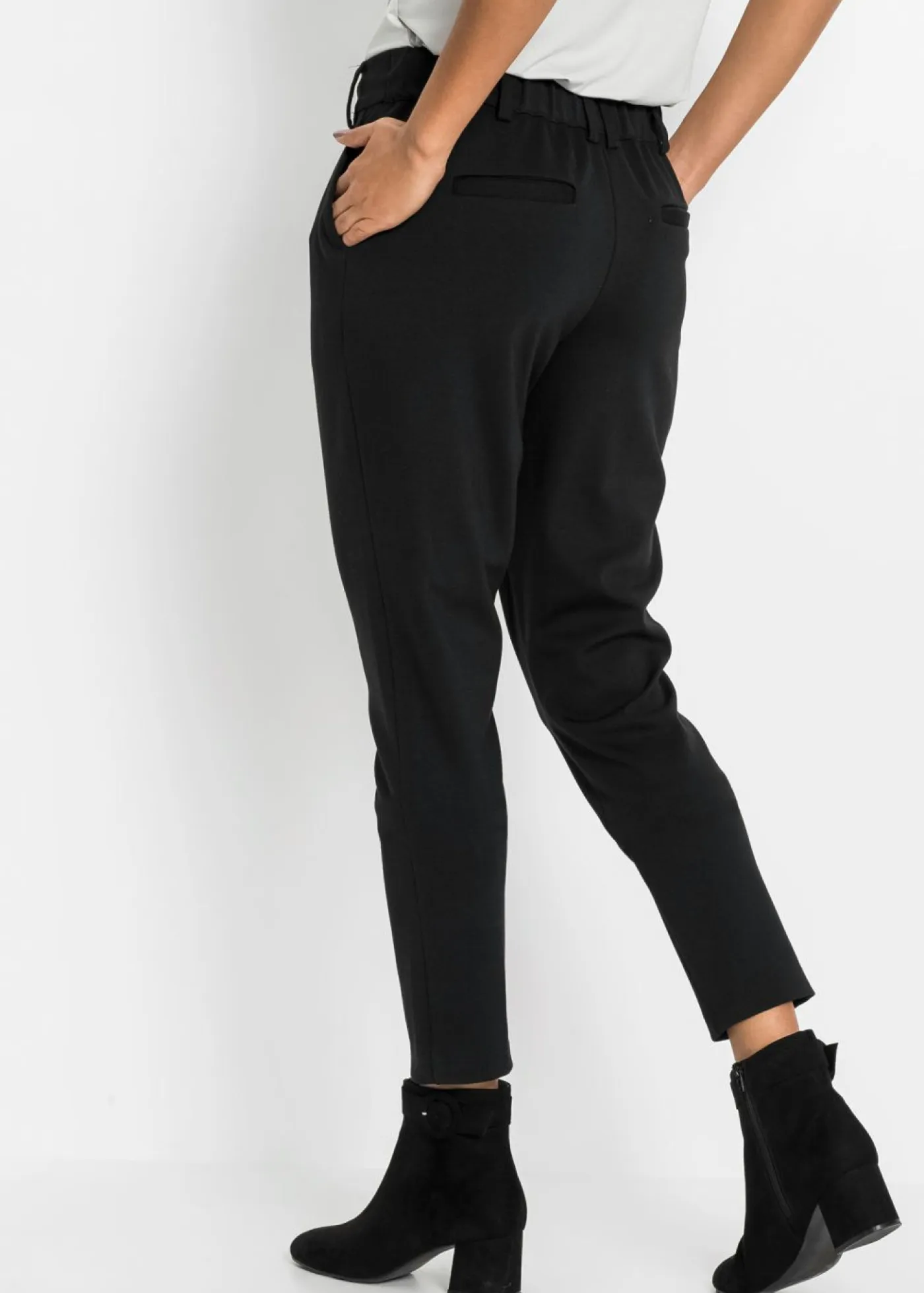 bonprix BODYFLIRT Pantalones>Pantalón de punto Negro