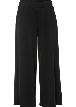 bonprix bonprix Pantalones>Pantalón de punto con cinturilla cómoda Negro