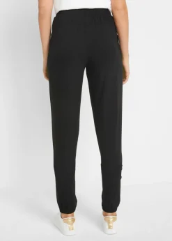 Mujer bonprix bonprix Pantalón de punto con cinturilla cómoda
