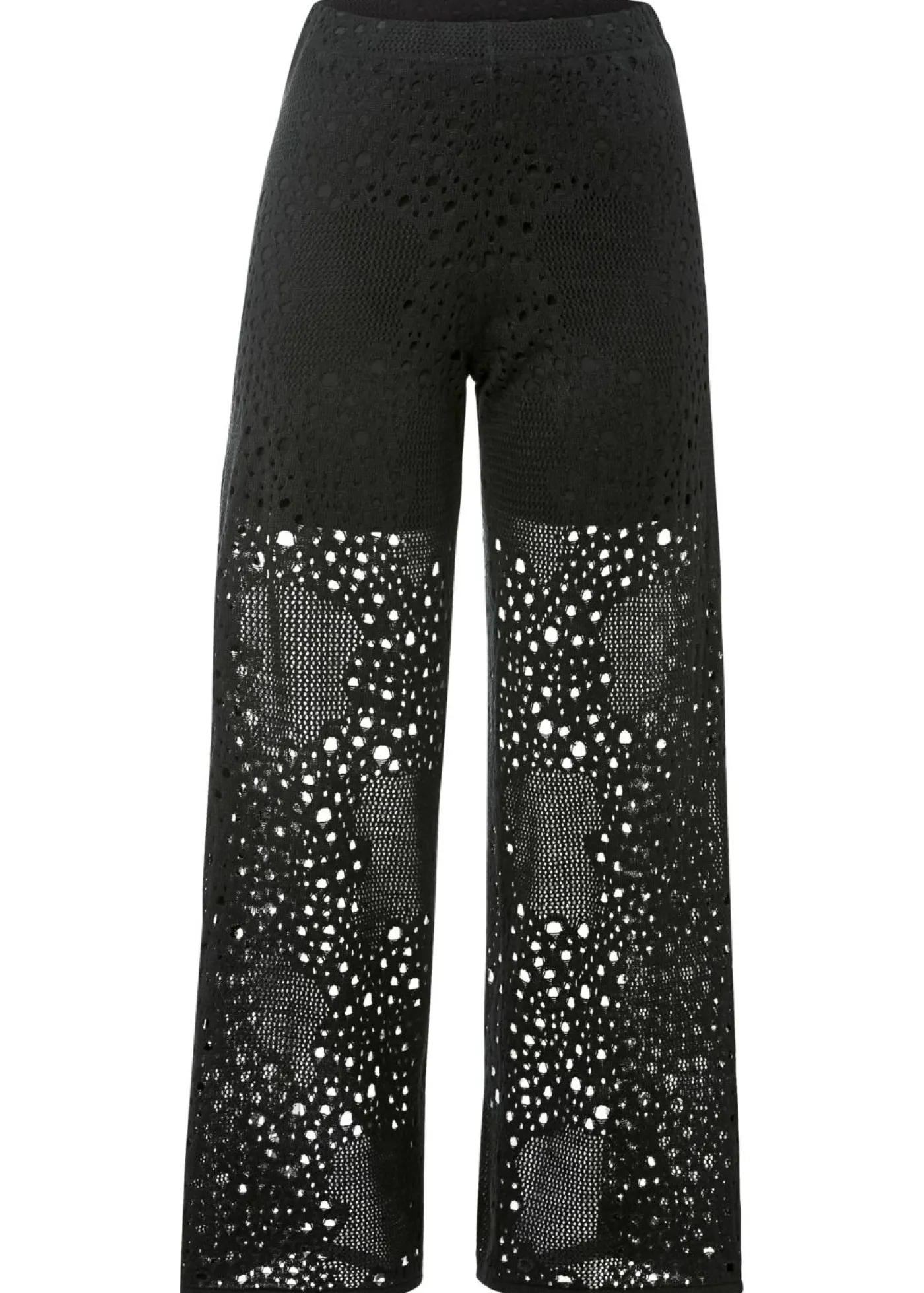 Mujer bonprix bonprix Pantalón de punto con cinturilla elástica