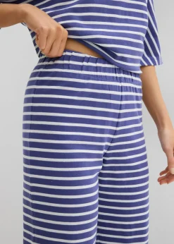 Mujer bonprix bonprix Pantalón de punto de algodón estructurado