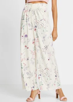 Mujer bonprix bonprix Pantalón de punto de crepé ligero