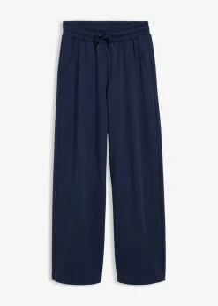 bonprix bonprix Pantalones>Pantalón de punto de interlock Azul marino