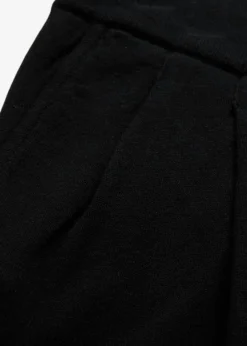 bonprix bonprix Esenciales|Pantalones>Pantalón de punto de mezcla de cachemir suave Negro