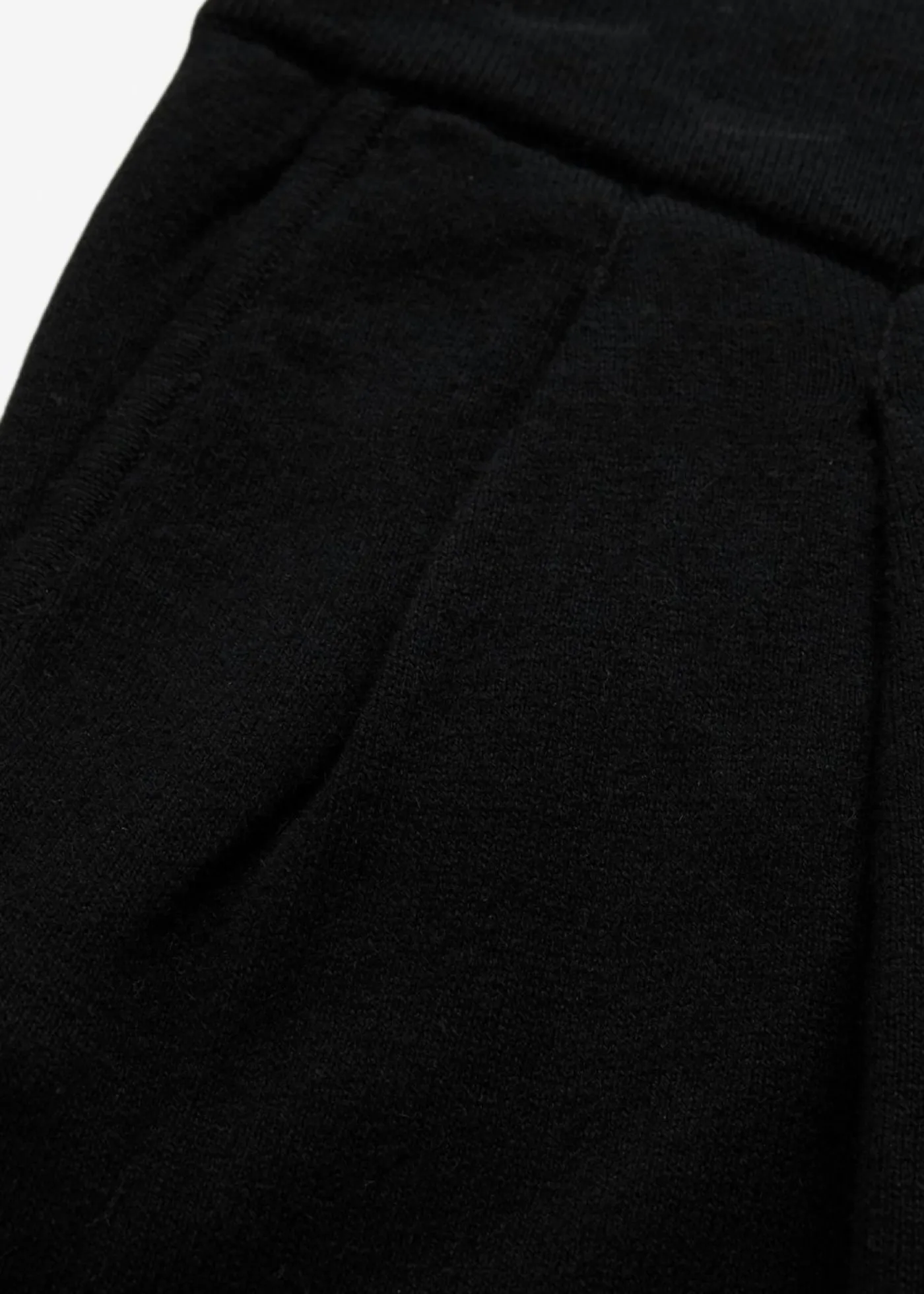 bonprix bonprix Esenciales|Pantalones>Pantalón de punto de mezcla de cachemir suave Negro