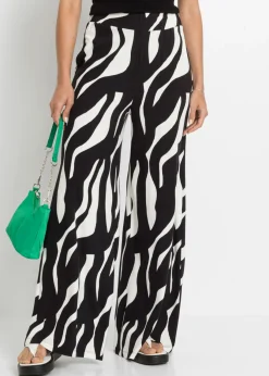 Mujer bonprix bonprix Pantalón de punto de mezcla de viscosa suave