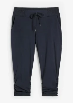 Mujer bonprix bonprix Pantalón de punto de mezcla de algodón