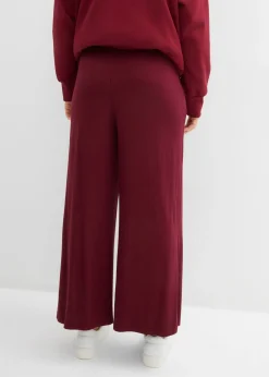 Mujer bonprix bonprix Pantalón de punto de mezcla de viscosa fluida, largo 7/8