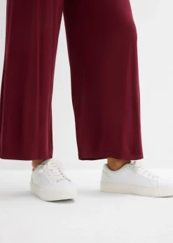Mujer bonprix bonprix Pantalón de punto de mezcla de viscosa fluida, largo 7/8