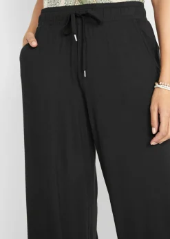 Mujer bonprix bonprix Pantalón de punto de mezcla de viscosa fluida