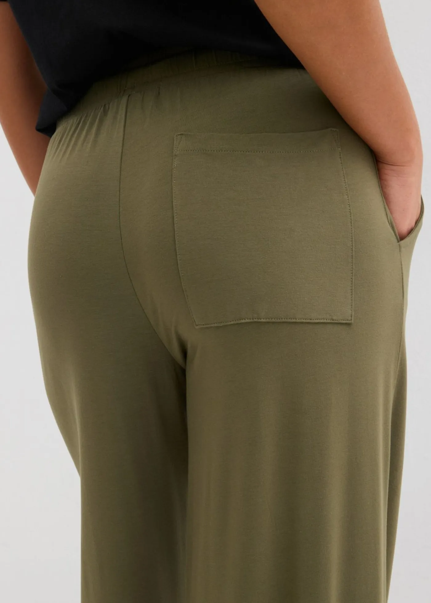 Mujer bonprix bonprix Pantalón de punto de mezcla de viscosa fluida