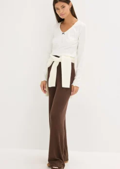 Mujer bonprix bonprix Pantalón de punto de mezcla de viscosa suave