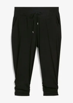 Mujer bonprix bonprix Pantalón de punto de mezcla de algodón