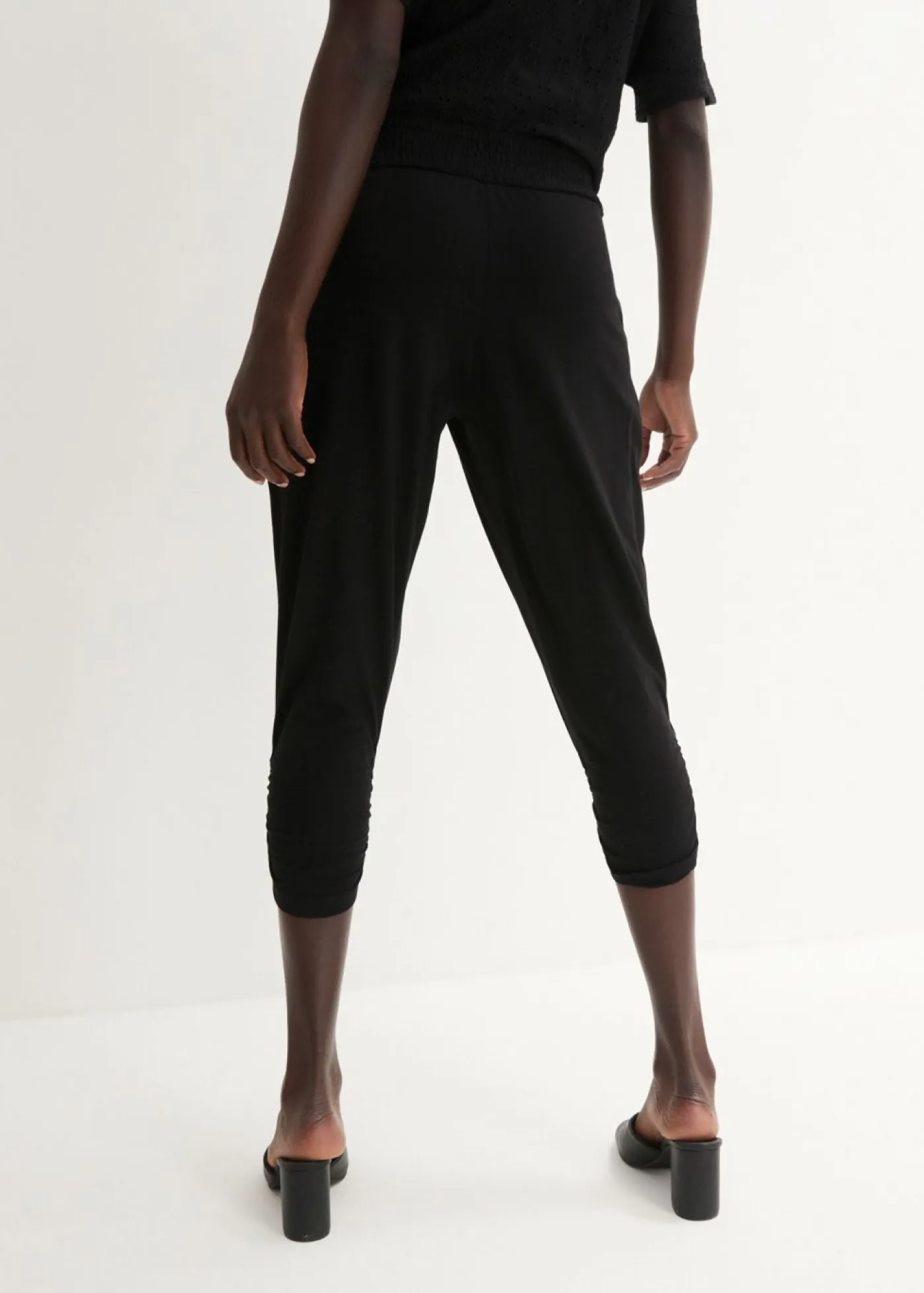 Mujer bonprix bonprix Pantalón de punto de mezcla de algodón