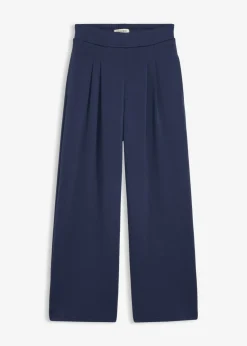 Mujer bonprix bonprix Pantalón de punto de neopreno con pinzas