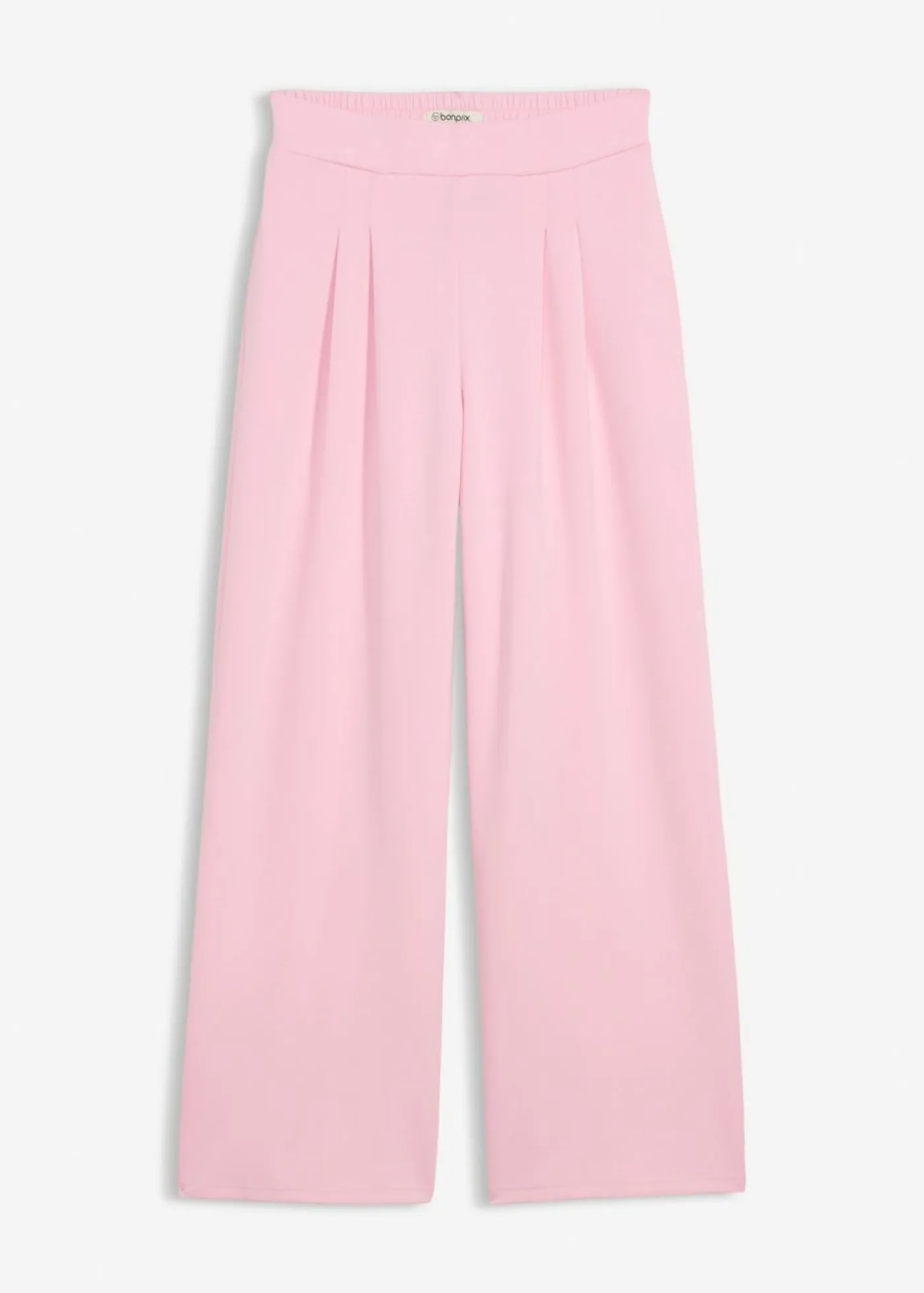 bonprix bonprix Ropa Cómoda|Pantalones>Pantalón de punto de neopreno con pinzas rosa cristal
