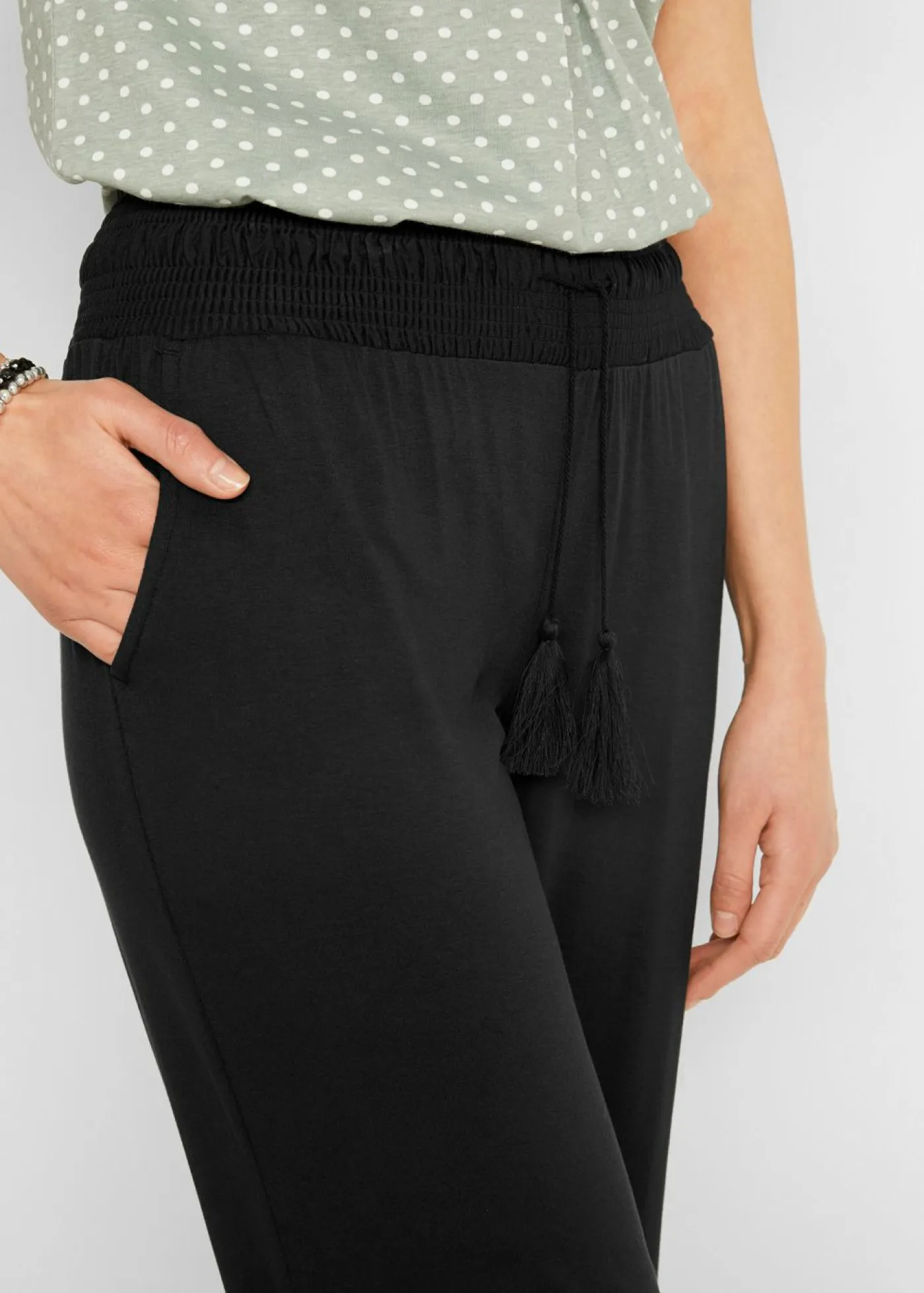 Mujer bonprix bonprix Pantalón de punto de viscosa