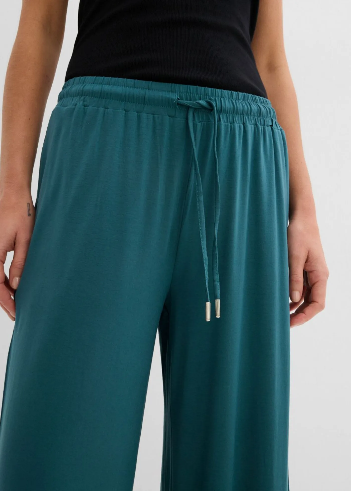 Mujer bonprix bonprix Pantalón de punto de viscosa fluida