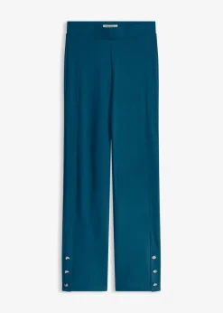 bonprix bonprix Pantalones>Pantalón de Punto di Roma Petróleo azul