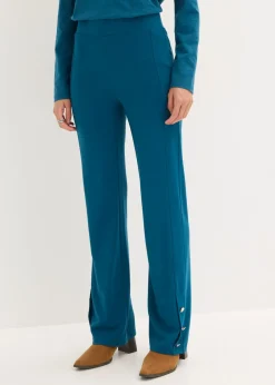 bonprix bonprix Pantalones>Pantalón de Punto di Roma Petróleo azul