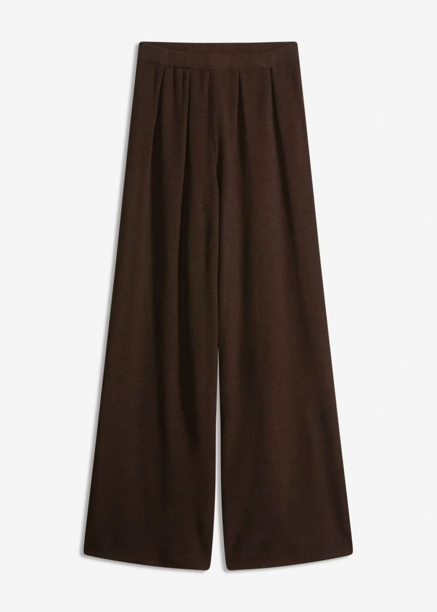 bonprix bonprix Pantalones>Pantalón de punto fino marrón oscuro moteado