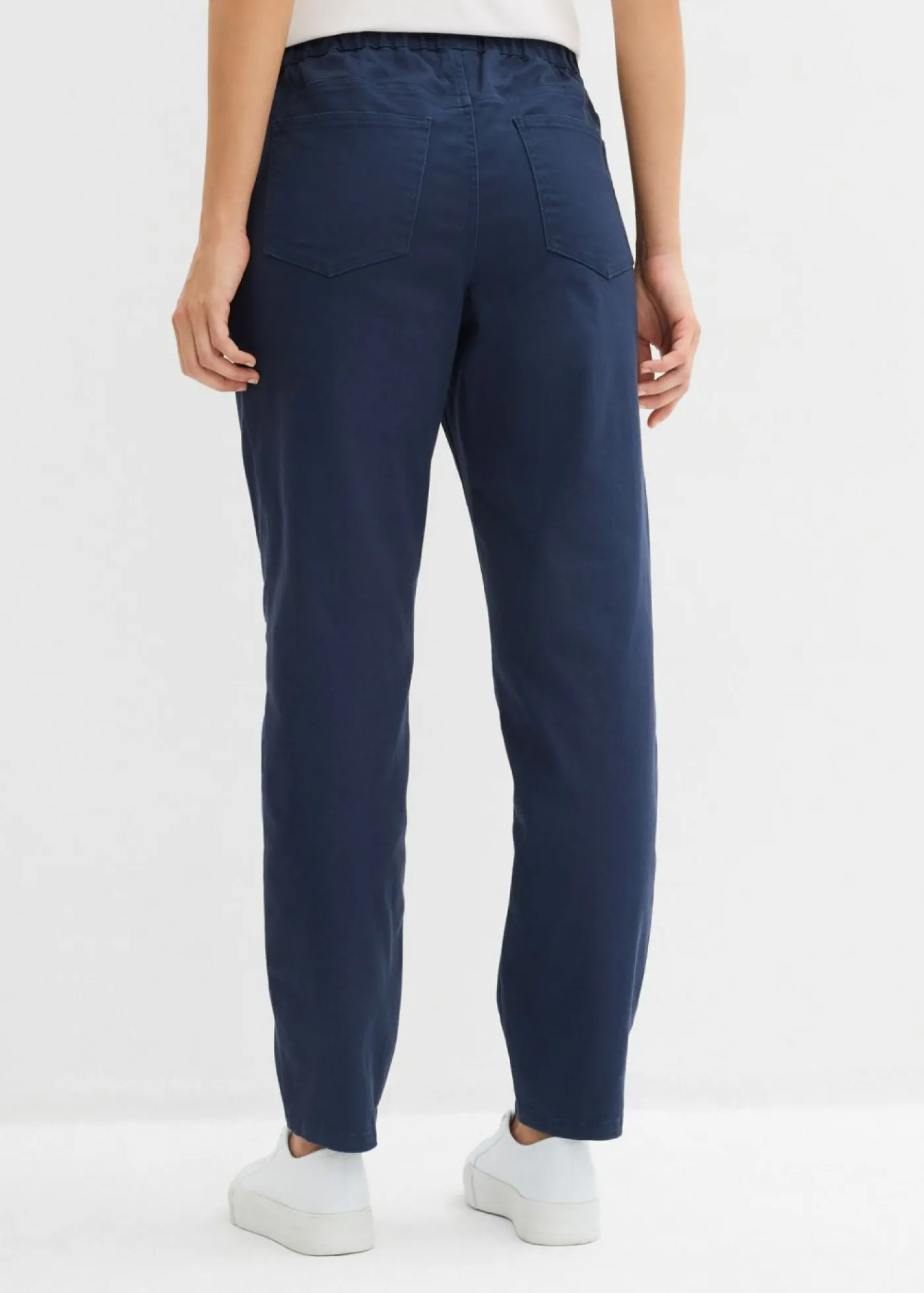 bonprix bonprix Pantalones>Pantalón de sarga Azul marino