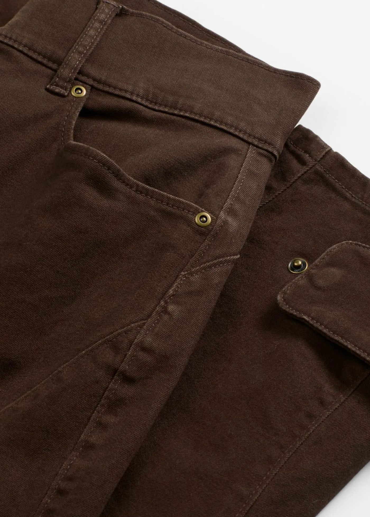 Mujer bonprix bonprix Pantalón de sarga con cintura alta