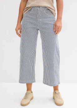 Mujer bonprix bonprix Pantalón de sarga con cintura cómoda