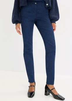 Mujer bonprix bonprix Pantalón de sarga con estampado elegante