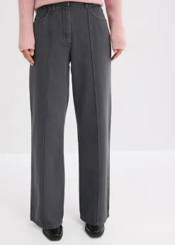 Mujer bonprix bonprix Pantalón de sarga de algodón puro