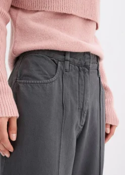 Mujer bonprix bonprix Pantalón de sarga de algodón puro