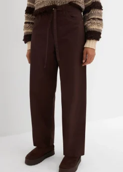 Mujer bonprix bonprix Pantalón de sarga de algodón puro