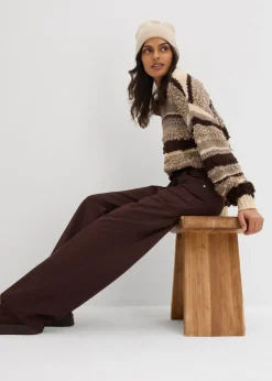 Mujer bonprix bonprix Pantalón de sarga de algodón puro