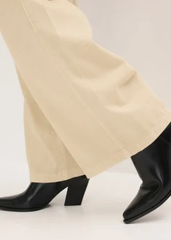 Mujer bonprix bonprix Pantalón de sarga de algodón puro