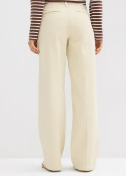 Mujer bonprix bonprix Pantalón de sarga de talle alto