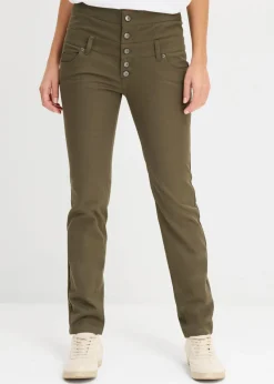Mujer bonprix bonprix Pantalón de sarga elástica