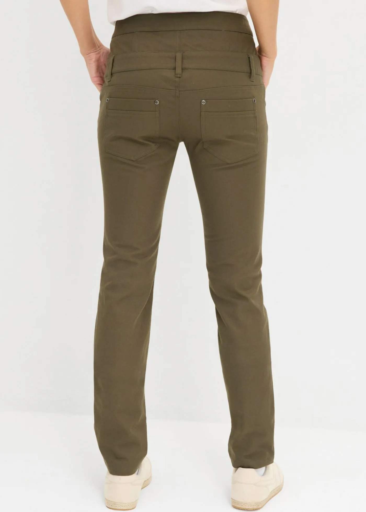 Mujer bonprix bonprix Pantalón de sarga elástica