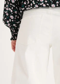 Mujer bonprix bonprix Pantalón de sarga en mezcla de algodón elástico