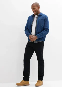 Hombre bonprix bonprix Pantalón de sarga regular fit de algodón orgánico, straight