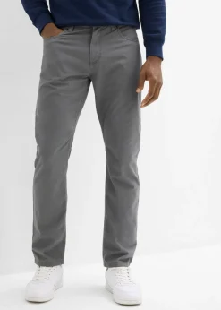 Hombre bonprix bonprix Pantalón de sarga regular fit de algodón orgánico, straight