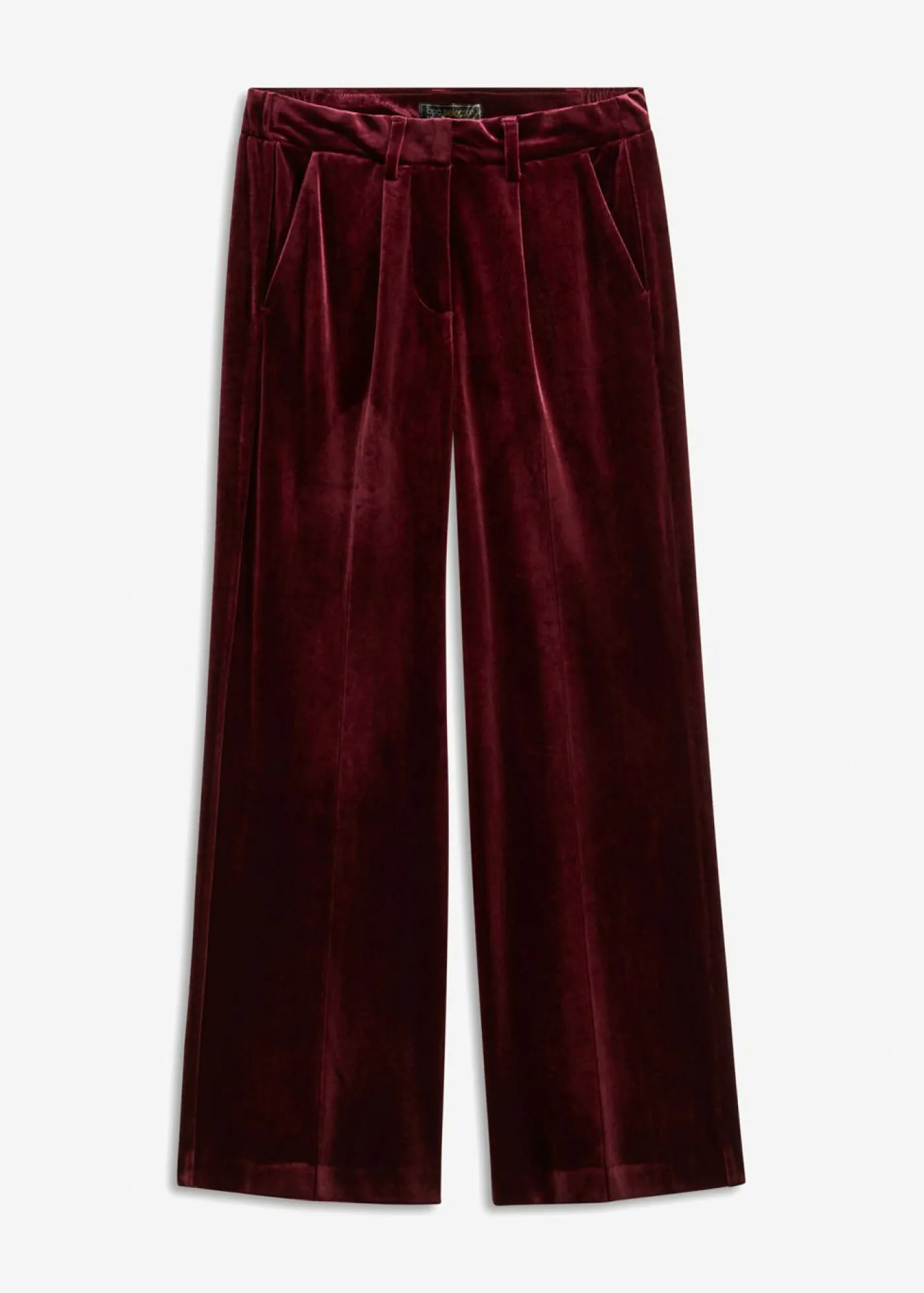 bonprix bonprix Pantalones>Pantalón de terciopelo suave rojo avellana