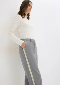 Mujer bonprix bonprix Pantalón de traje con cinturilla cómoda