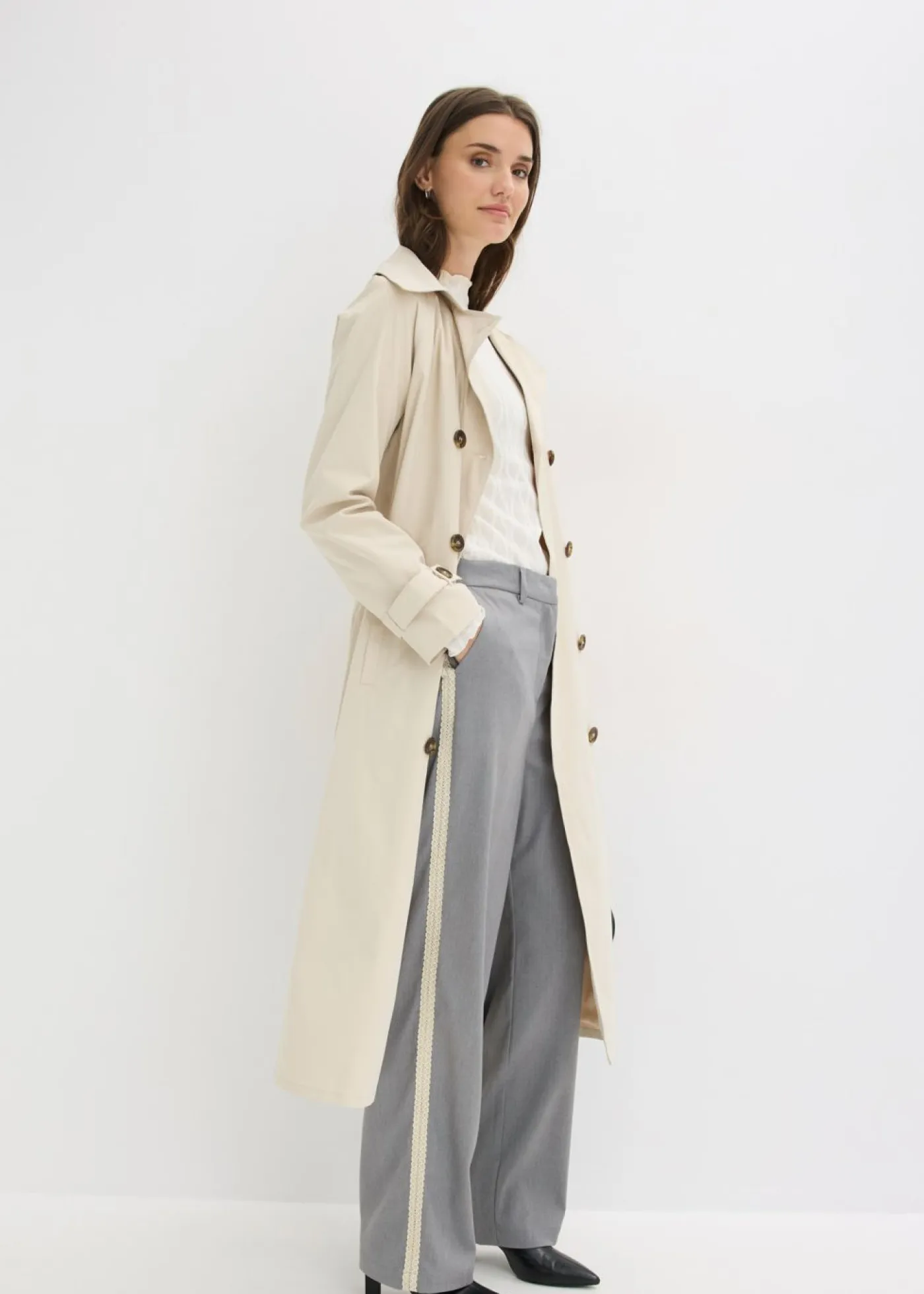 Mujer bonprix bonprix Pantalón de traje con cinturilla cómoda