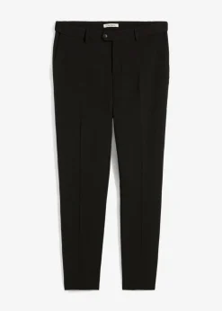 bonprix bonprix Trajes|Pantalones>Pantalón de traje con corte entallado Negro