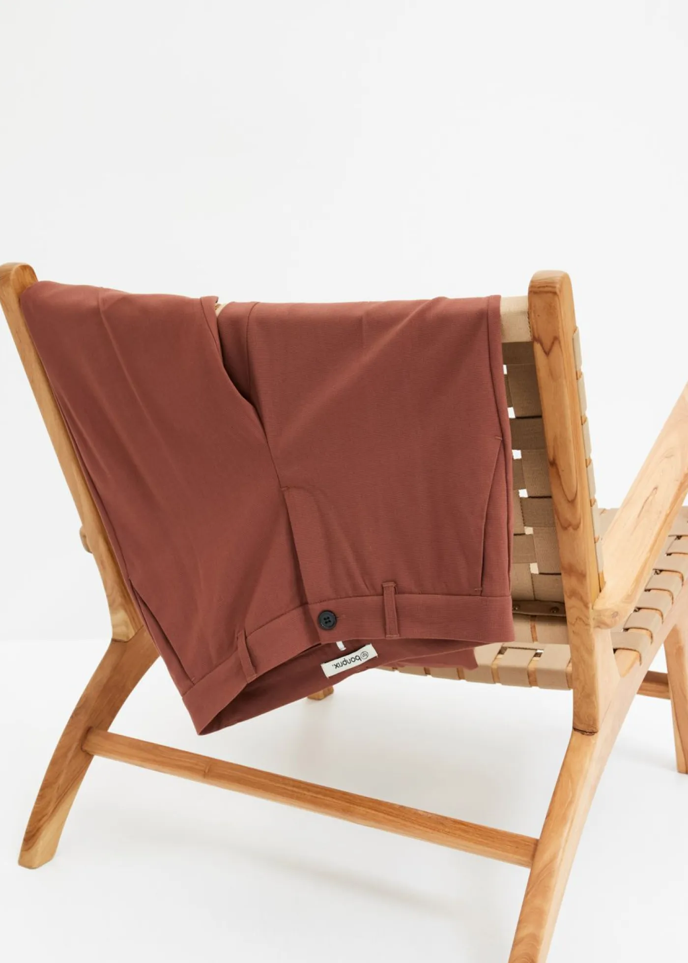 bonprix bonprix Pantalones>Pantalón de traje con pinzas marrón ahumado