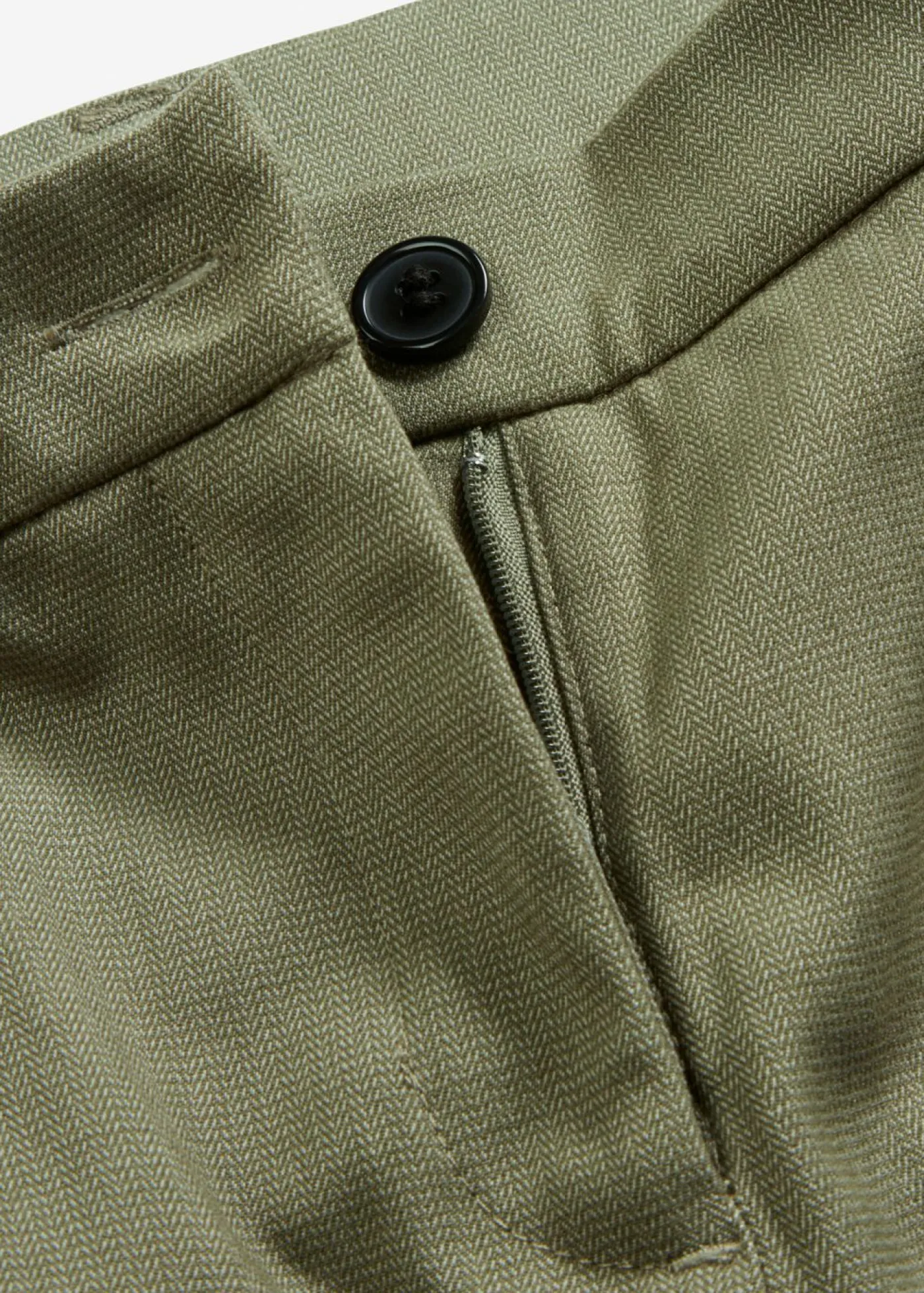 bonprix bonprix Pantalones>Pantalón de traje con pinzas Verde oliva
