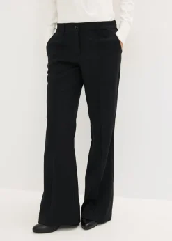 bonprix bonprix Pantalones|Novedades>Pantalón de traje flared Negro